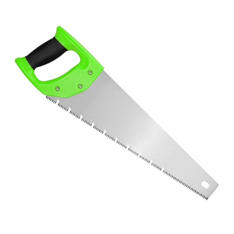 Green Plastic-Handled Polished Hand Saw high quality
